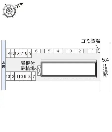 ★手数料０円★四日市市ときわ３丁目　月極駐車場（LP）